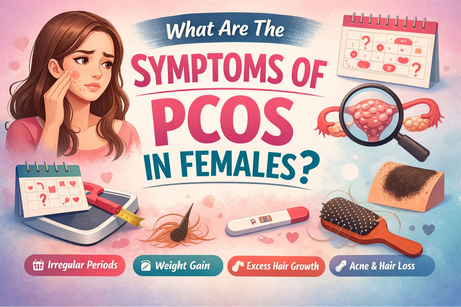 What Are The Symptoms Of PCOS In Females?