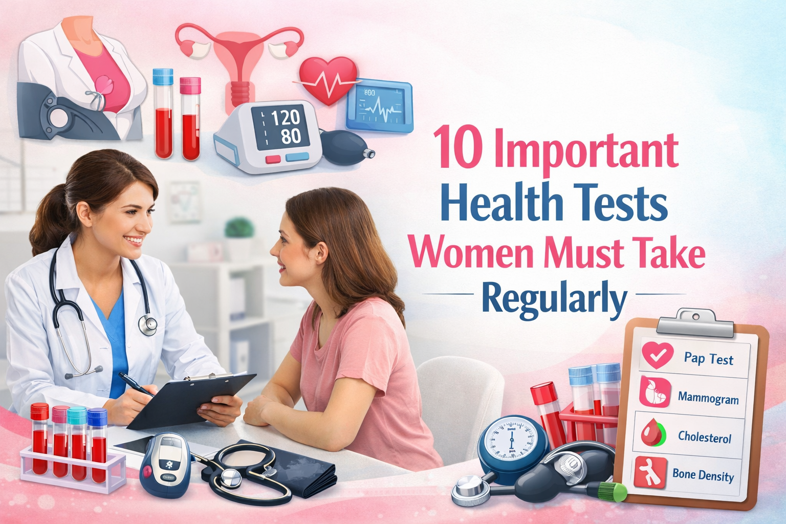 10 Important Health Tests Women Must Take Regularly