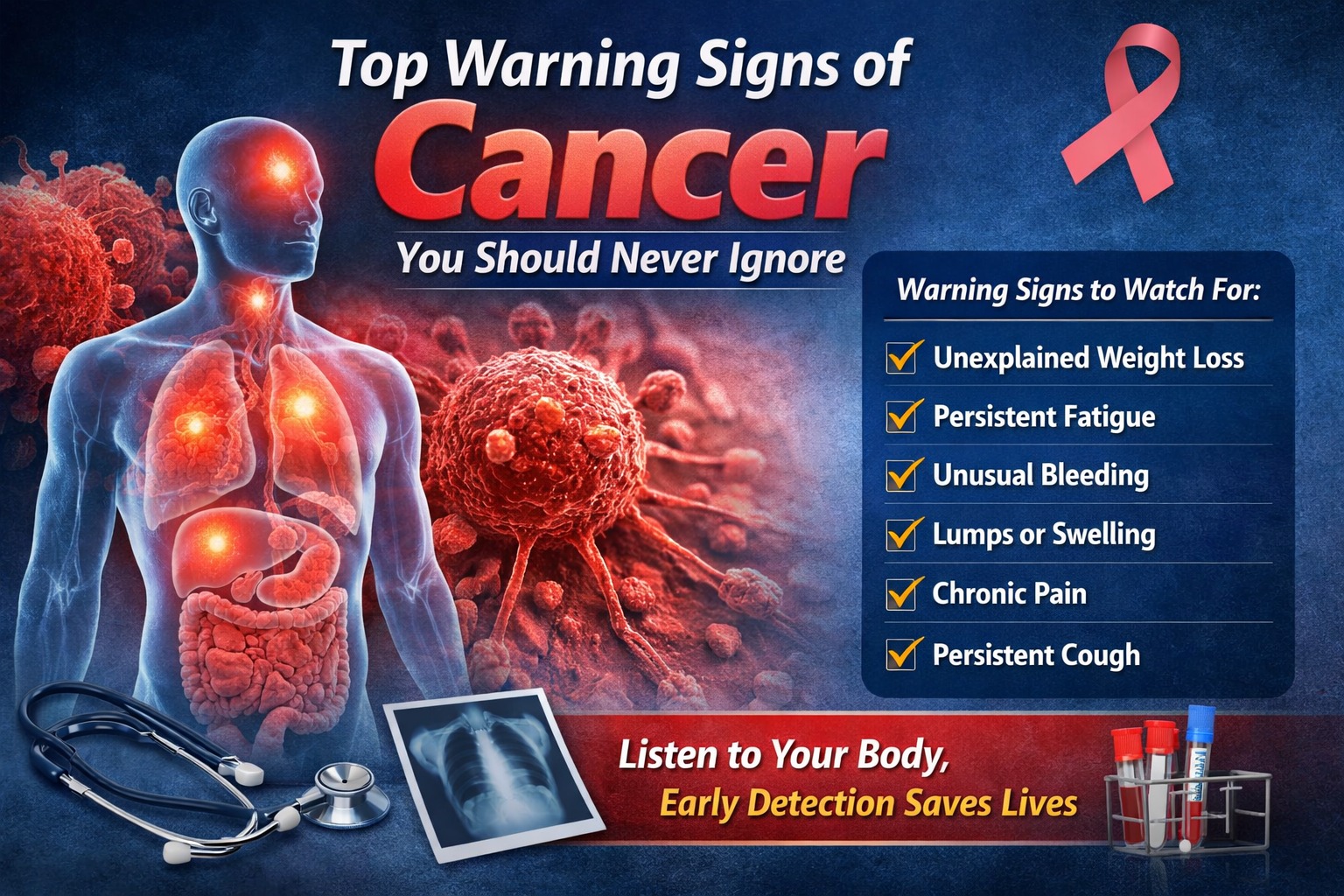Top 10 Warning Signs of Cancer You Should Never Ignore